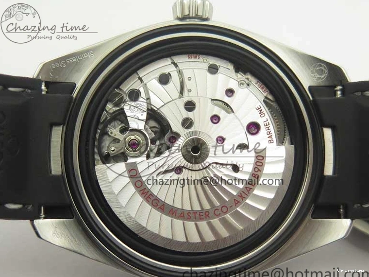 0308 Aqua Terra 150M Master Chronometers VSF 1:1 Best Edition Black Dial SS Hand on Black Rubber Strap A8900 Super Clone Unisex 8005